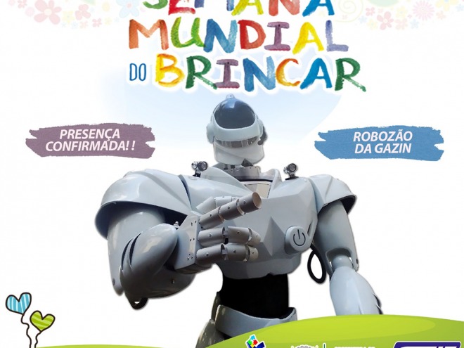 Dia do brincar em Parana�ba ter� rob� gigante 
