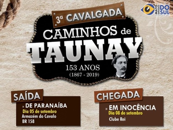 Cavalgada de Taunay acontecer� em Setembro